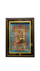 منظره قابی سبز آبی