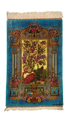 منظره قابی سبز آبی تکرار