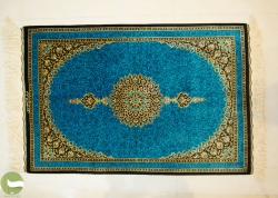 لچک ترنج آبی فیروزه ای موسوی